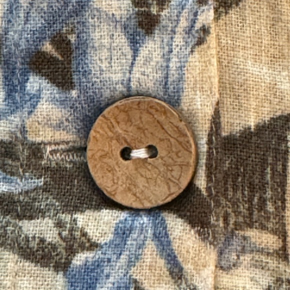 Denim&Co. Naturals Linen Blend Button Down Jacket/Blazer Size 1X - Picture 7 of 11